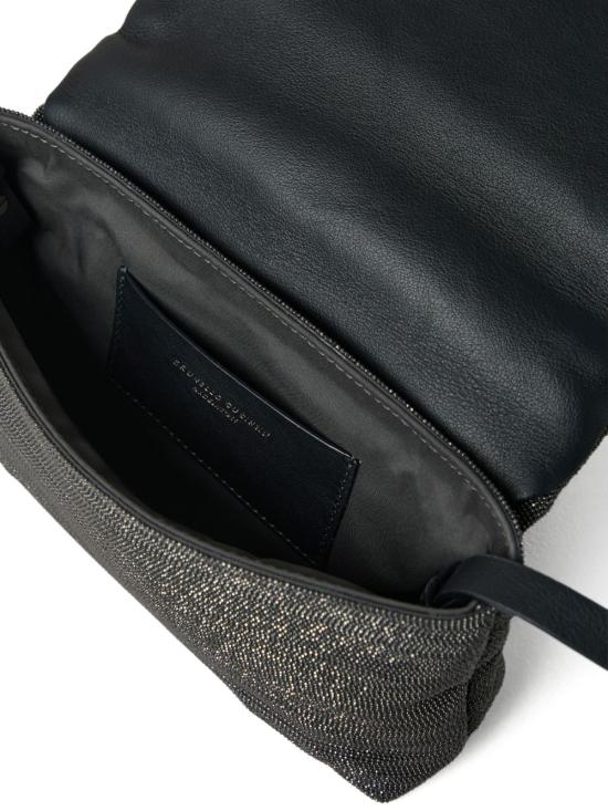 26FW 브루넬로 쿠치넬리 프레셔스 백 MBMON2611 C2355 BLACK - BRUNELLO CUCINELLI