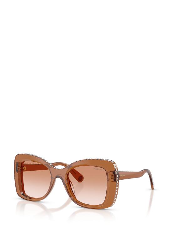 26FW 스와로브스키 선글라스 SK6062U 109573 TRANSPARENT BROWN - SWAROVSKI