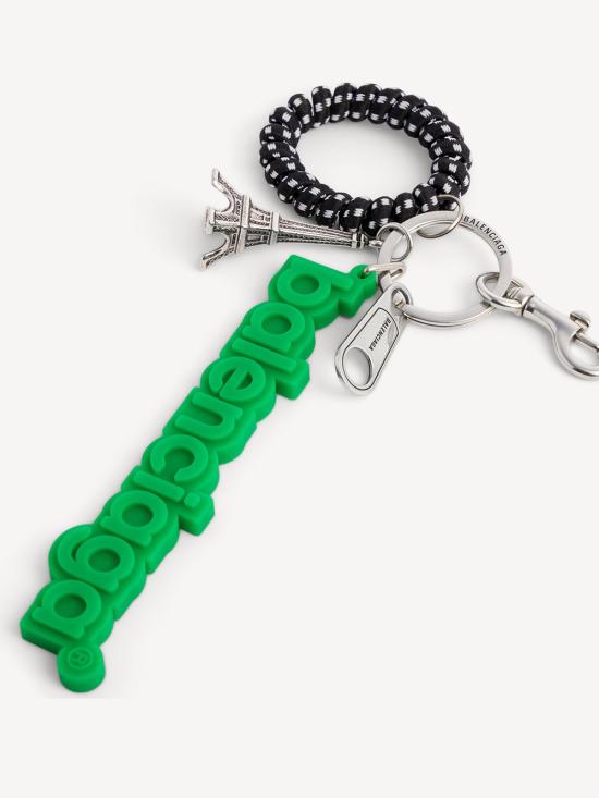 26FW 발렌시아가 로고 참 키체인 A007PB 2ACU6 3335 GREEN - BALENCIAGA