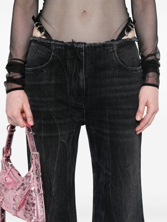  지방시 데님 팬츠 BW513Z5Y3P001 BLACK - GIVENCHY