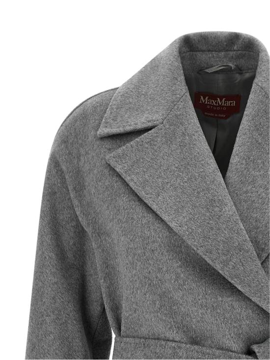 26FW 막스마라 스튜디오 트렌치 코트 2626016172600011 Gray - MAX MARA STUDIO