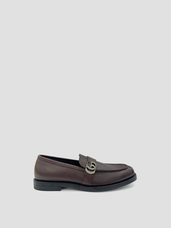 26FW 구찌 더블 G 로퍼 A006HCBLM00 2021 DARK BROWN