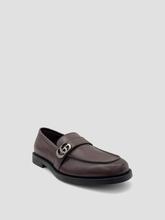 26FW 구찌 더블 G 로퍼 A006HCBLM00 2021 DARK BROWN - GUCCI