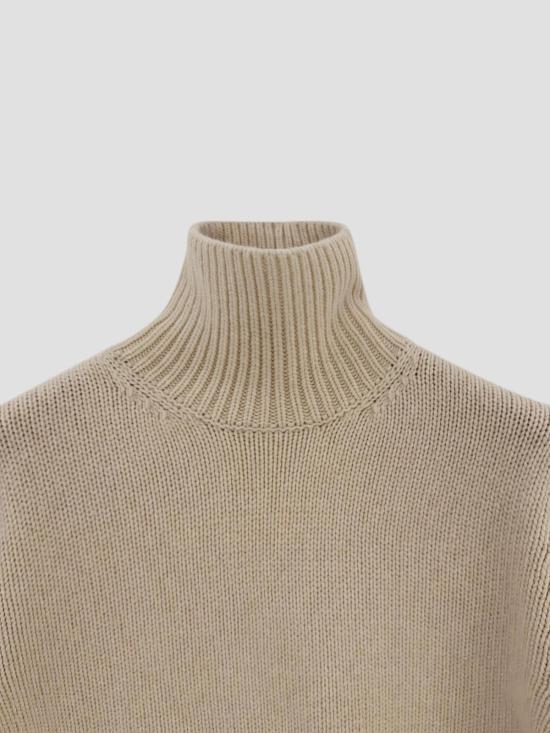 26FW 토템 스웨터 264WRT0817YA0309 448 ALMOND - TOTEME