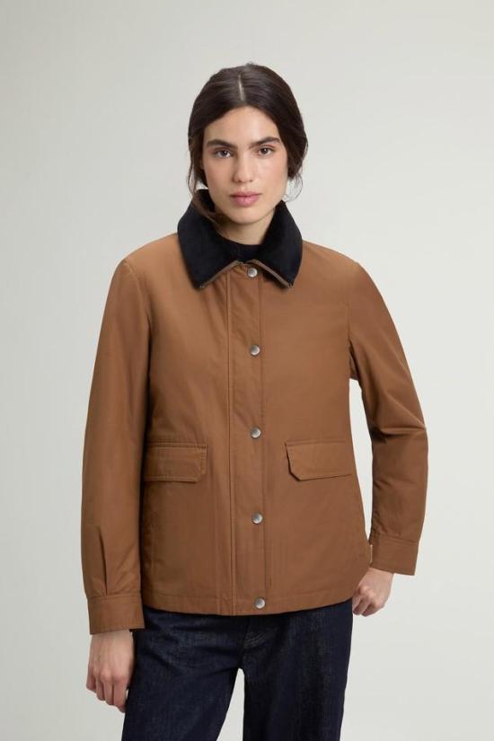 26FW 울리치 수트 자켓 CFWWOU2206FRUT5314 7456 WAXED BISON - WOOLRICH