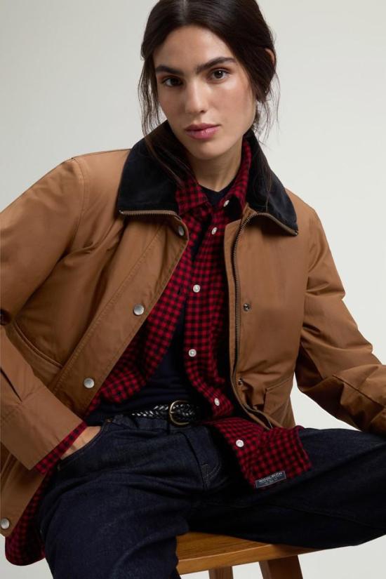 26FW 울리치 수트 자켓 CFWWOU2206FRUT5314 7456 WAXED BISON - WOOLRICH