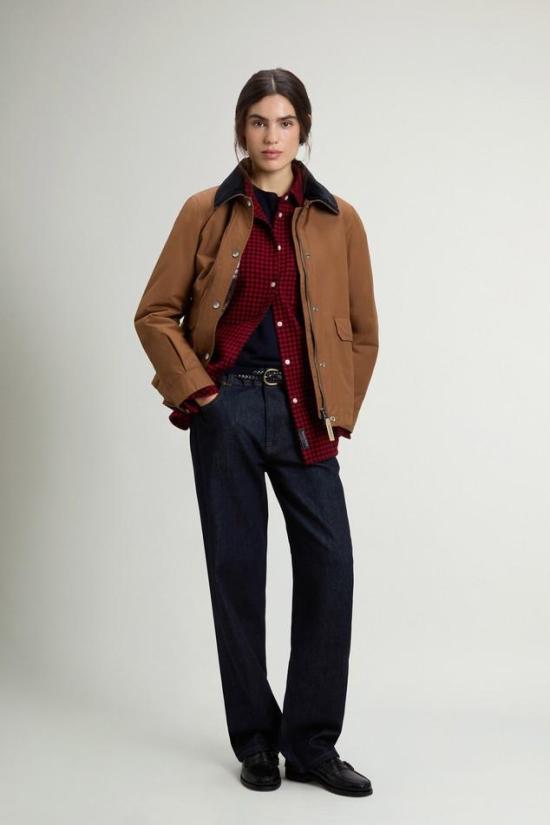 26FW 울리치 수트 자켓 CFWWOU2206FRUT5314 7456 WAXED BISON - WOOLRICH