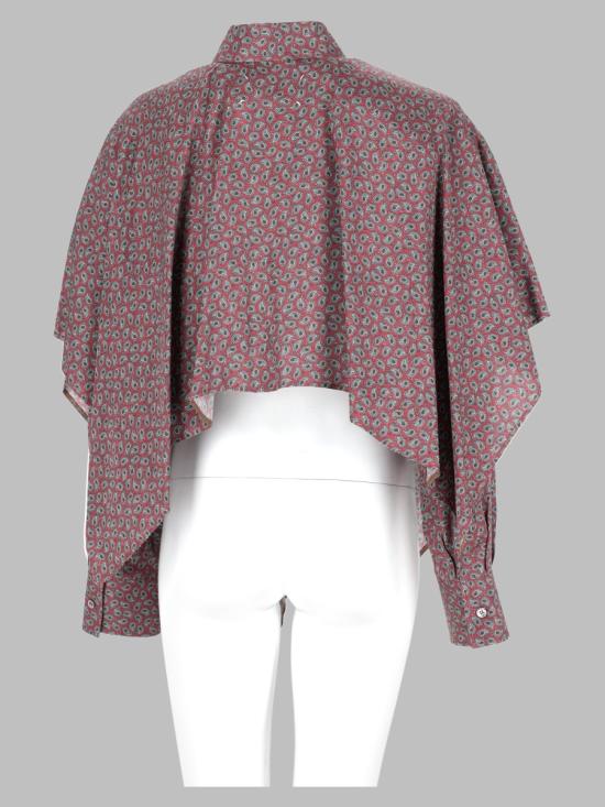 26FW 마르지엘라 케이프 슬리브 셔츠 S29DL0220 M36237002S BORDEAUX - MAISON MARGIELA