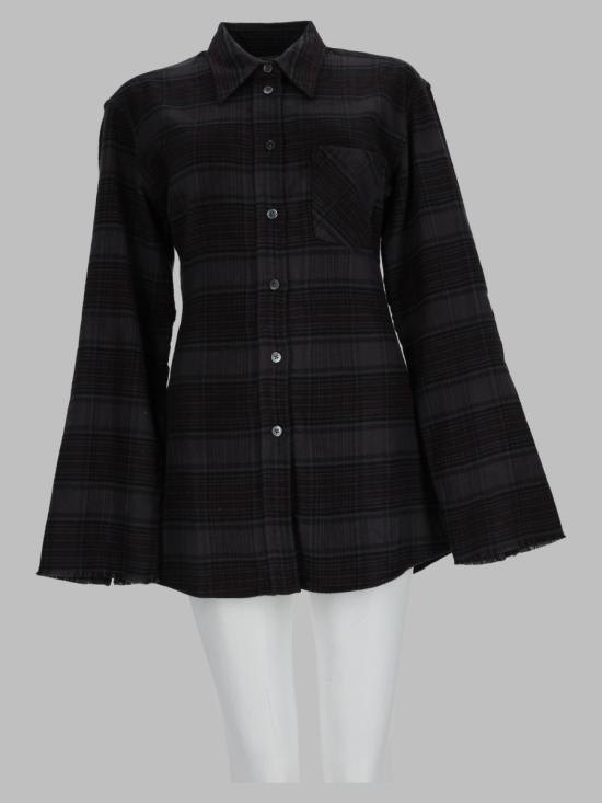 26FW 아워레가시 데이지 녹턴 체크 셔츠 W4262DFN FADEDNOCTURNECHECKFLANNEL GREY