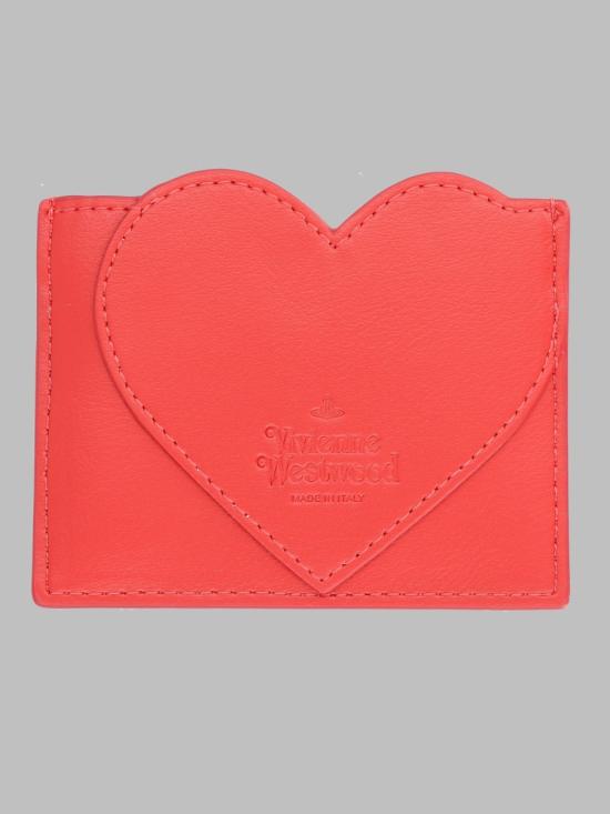 26FW 비비안웨스트우드 ORB 크로코다일 엠보싱 슬림 카드 지갑 5403000MW S0026H404 RED - VIVIENNE WESTWOOD