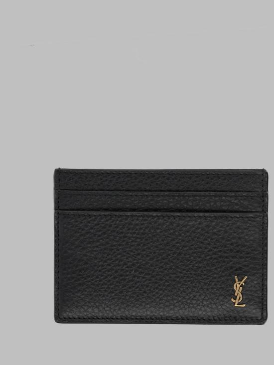 26FW 생로랑 타이니 카산드라 카드 케이스 그레인드 레더 847951 AAET91000 BLACK