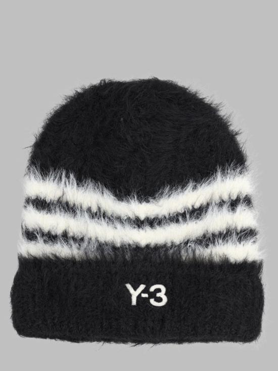 26FW 와이쓰리 비니 KY3727 BLACK WHITE