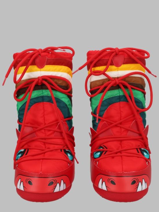 26FW [키즈] 문부츠 미들 부츠 80D3400320K D001 RED - MOON BOOT