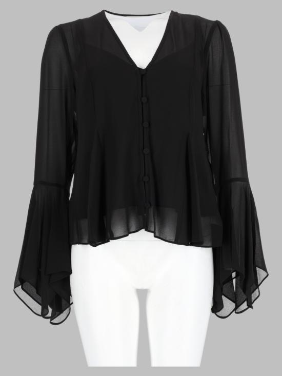 26FW 마이클 코어스 블라우스/셔츠 MF6412J7R3001 BLACK