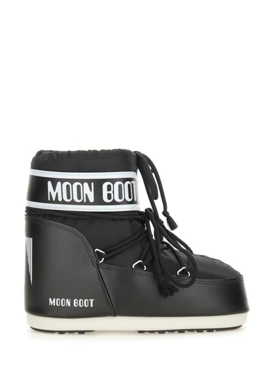 26FW 문부츠 아이콘 나일론 로우 부츠 80D1409340 N001 BLACK