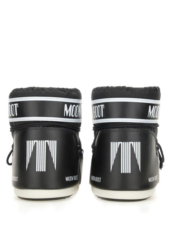 26FW 문부츠 아이콘 나일론 로우 부츠 80D1409340 N001 BLACK - MOON BOOT
