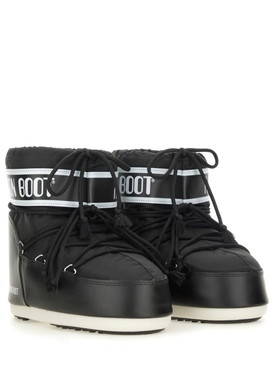 26FW 문부츠 아이콘 나일론 로우 부츠 80D1409340 N001 BLACK - MOON BOOT