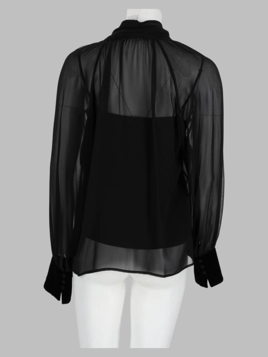 26FW 막스마라 스튜디오 블라우스/셔츠 2626266014600 072001 BLACK - MAX MARA STUDIO