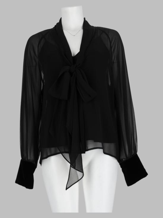 26FW 막스마라 스튜디오 블라우스/셔츠 2626266014600 072001 BLACK