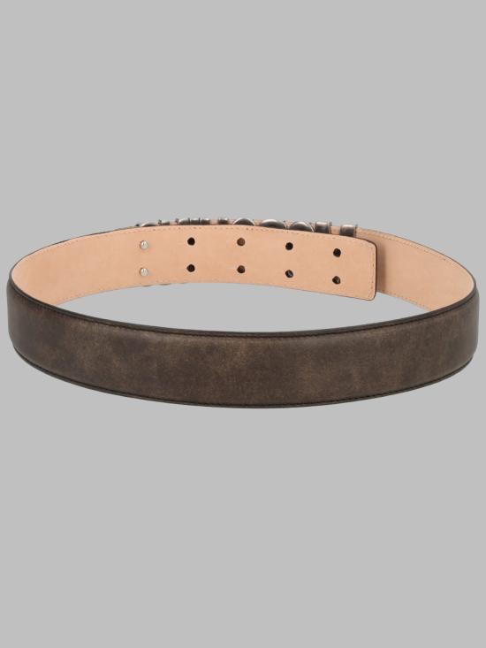 26FW 모스키노 레귤러 벨트 MC6000PP1P OH500B BROWN - MOSCHINO