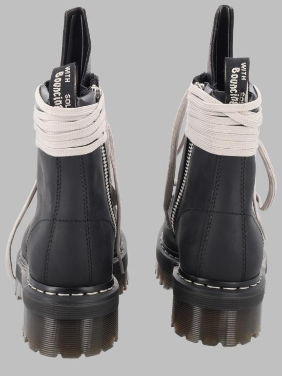 26FW 릭오웬스 X 닥터마틴 닥터마틴 x 릭 오웬스 쿼드 솔 스틸 토 부츠 DM02F1813 300109 BLACK - RICK OWENS X DR. MARTENS