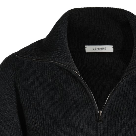 26FW 르메르 버진 울지퍼 가디건 PO0051 LK1068BK300 ASH MELANGE - LEMAIRE