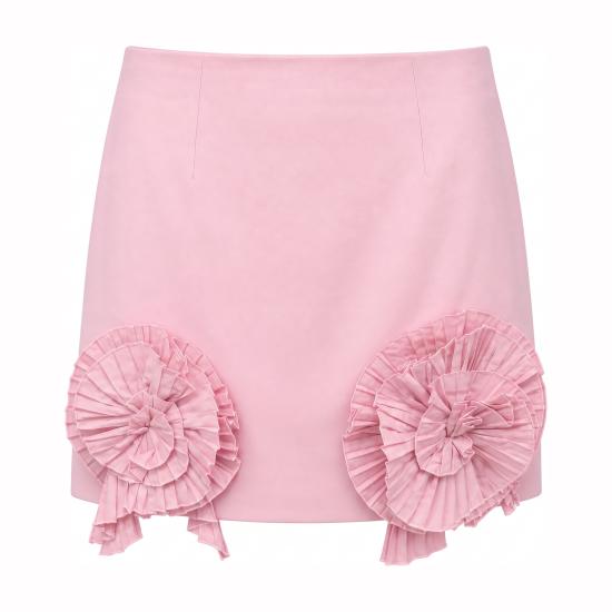 26FW 블루마린 숏 스커트 RF6050T8864 62126 AZALEA PINK