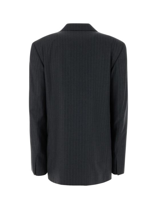 26FW 구찌 핀스트라이프 울 재킷 A002KZ ZAUV81011 GREY - GUCCI
