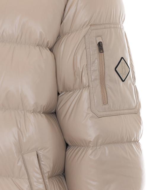 26FW 에르노 마야 후드 쇼트 다운 재킷 PI001416U 129731985 BEIGE - HERNO