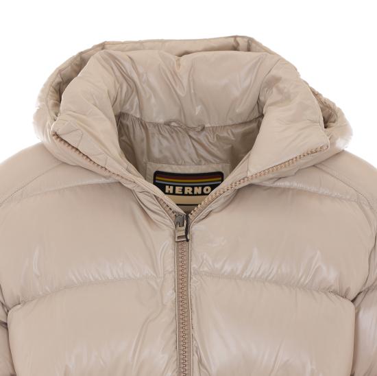 26FW 에르노 마야 후드 쇼트 다운 재킷 PI001416U 129731985 BEIGE - HERNO