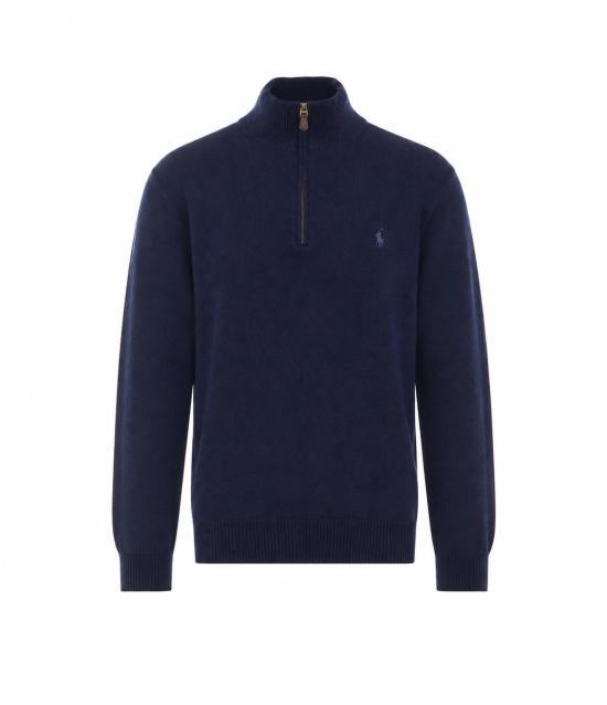 26FW 폴로 랄프로렌 집업 니트 710876756001 HUNTER NAVY BLUE