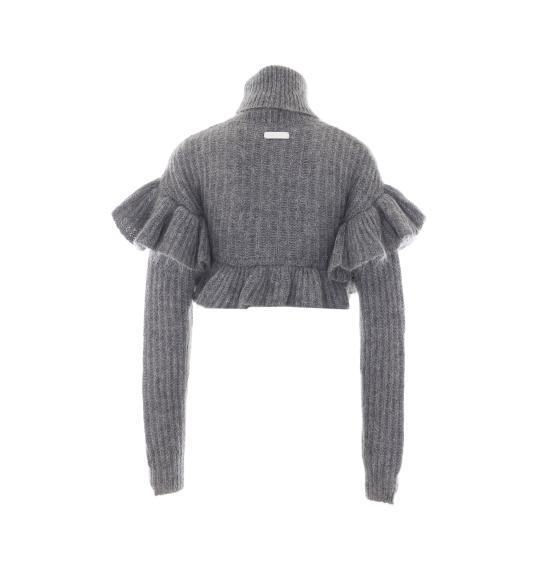 26FW 엘리자베타프랜치 스웨터 MK43T67E2 431 GREY - ELISABETTA FRANCHI