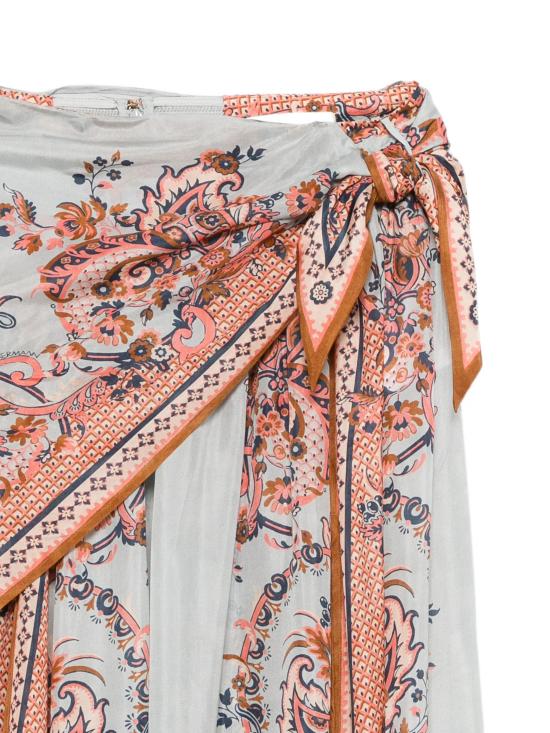 26FW 짐머만 미디 스커트 8066SSS261 BLUPF BLUE PAISLEY FLORAL - ZIMMERMANN