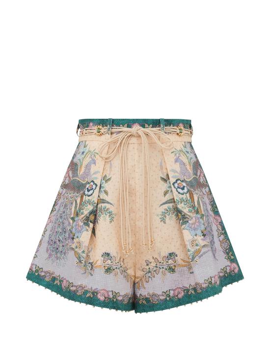 26FW 짐머만 숏팬츠 8632ASS262 CSCFL CREAM SCARF FLORAL