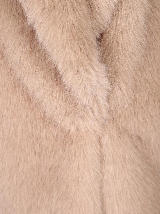 27FW 에르노 롱 헤어 퍼 터치 베스트 GC000607D 12908 1985 White - HERNO