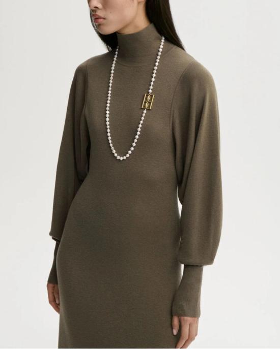  바이말렌비거 롱 원피스 By Malene Birger Menna 드레스 그린 - BY MALENE BIRGER