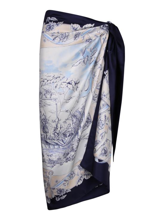 27FW 살바토레 페라가모 스커트 795150 321286 001 Blue