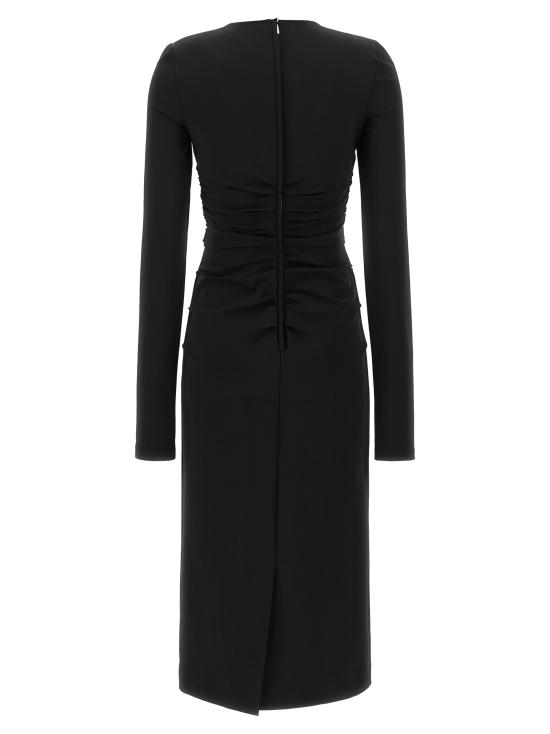 26FW 돌체앤가바나 미디 원피스 F631XTFUGKFN0000 Black - DOLCE & GABBANA