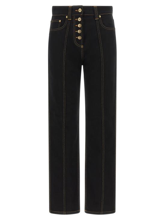 26FW 베르사체 데님 팬츠 10267501A187781D040 Black