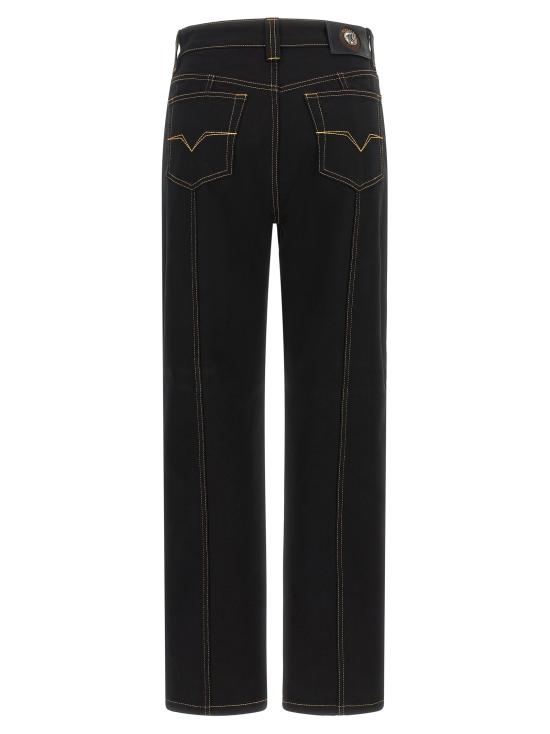26FW 베르사체 데님 팬츠 10267501A187781D040 Black - VERSACE