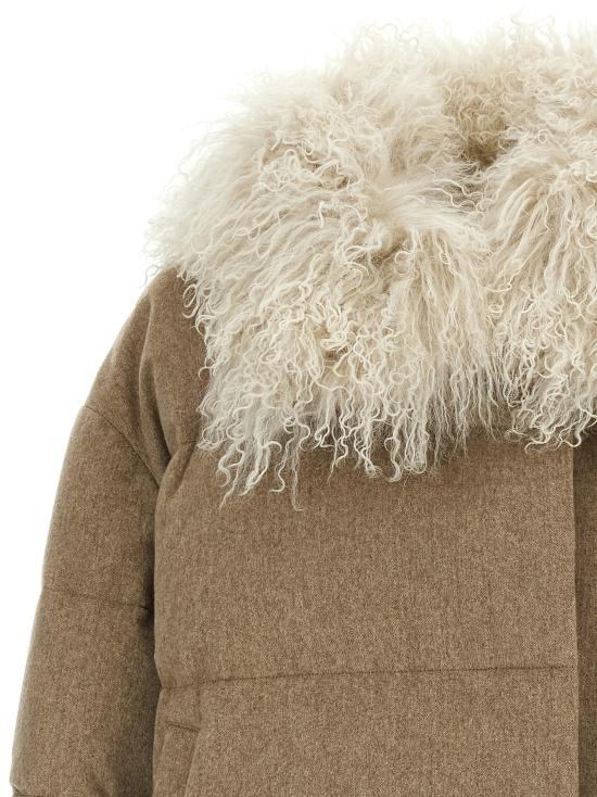 26FW 이브살로몬 패딩 27W27WFV01169U09WA2303 Beige - YVES SALOMON