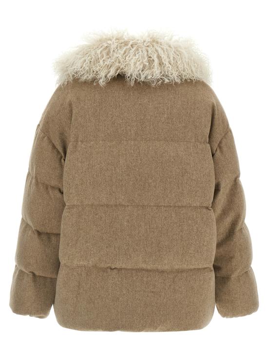26FW 이브살로몬 패딩 27W27WFV01169U09WA2303 Beige - YVES SALOMON