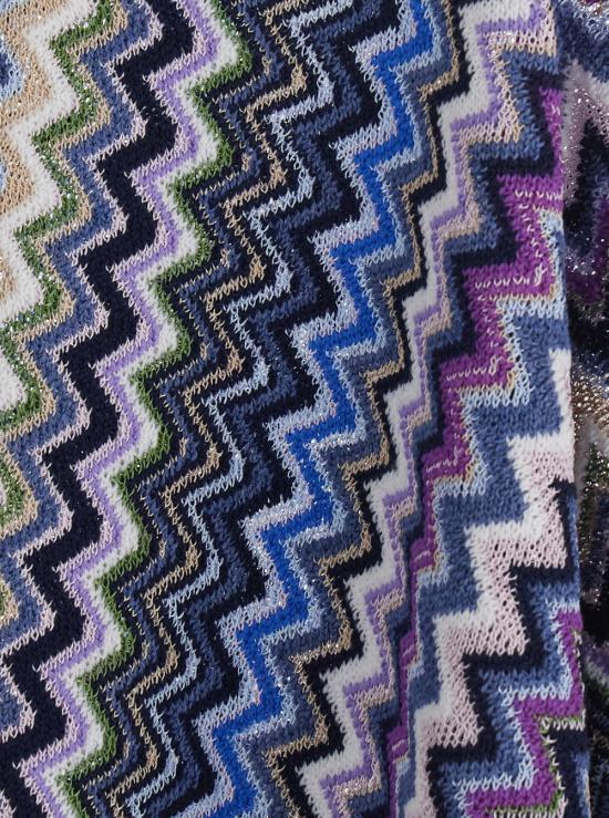 26FW 미소니 케이프 5P2SWMDA8130001 Blu - MISSONI