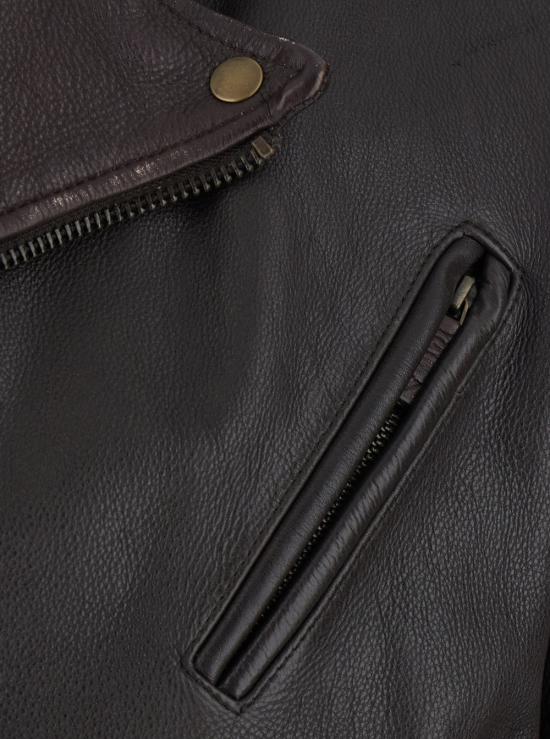 26FW 엠포리오 아르마니 가죽 자켓 EM008008AF31277ZZ151 Bordeaux - EMPORIO ARMANI