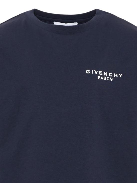 26FW [키즈] 지방시 티셔츠 H31280 853 NAVY - GIVENCHY