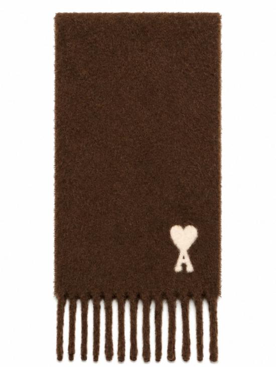 26FW 아미 알파카 아미 드 꾀흐 스카프 USF673 AW00042221 BROWN