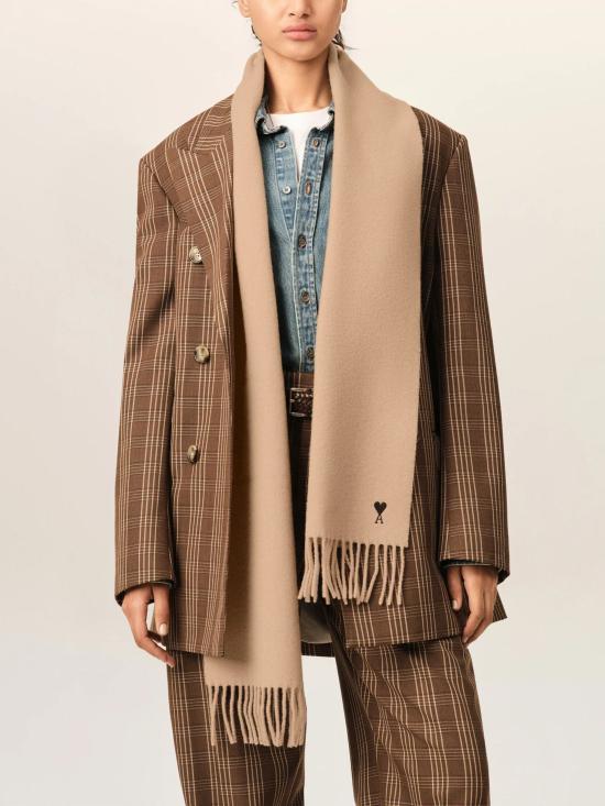 26FW 아미 머플러/스카프 USF677 AW0047A184 BEIGE - AMI