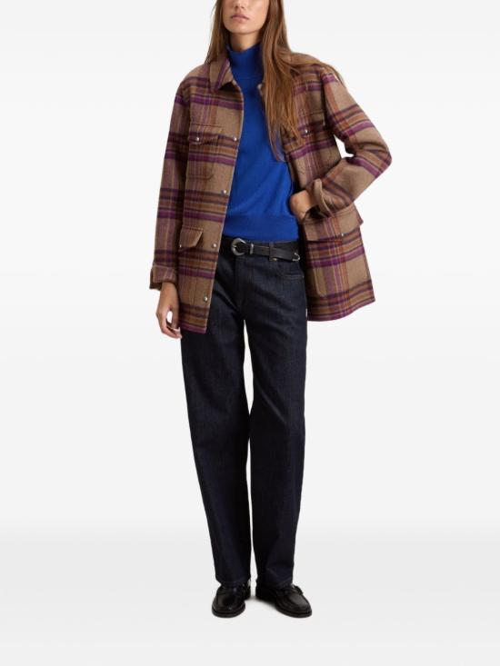 26FW 울리치 코트 CFWWOS2037FRUT5417 7451 BISON CHECK - WOOLRICH