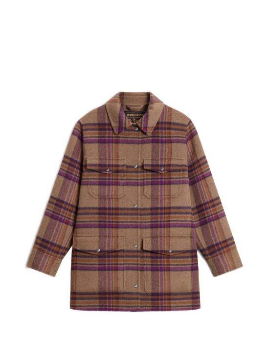 26FW 울리치 코트 CFWWOS2037FRUT5417 7451 BISON CHECK