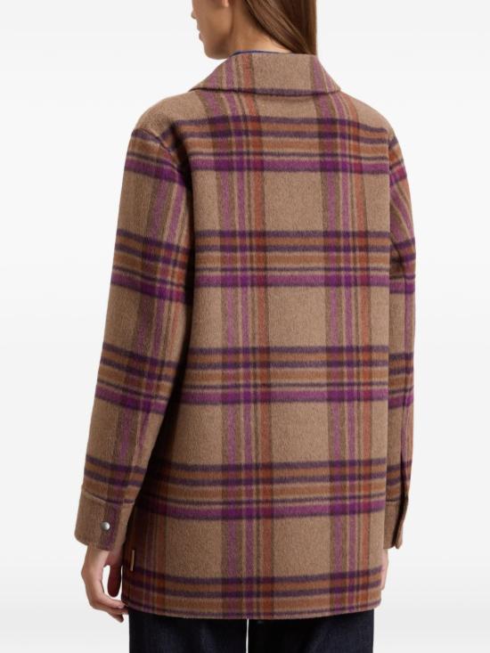 26FW 울리치 코트 CFWWOS2037FRUT5417 7451 BISON CHECK - WOOLRICH